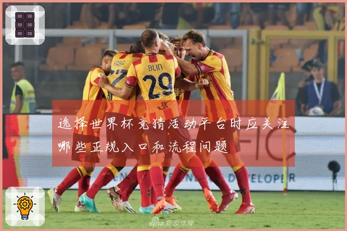 选择世界杯竞猜活动平台时应关注哪些正规入口和流程问题