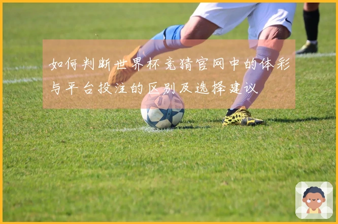 如何判断世界杯竞猜官网中的体彩与平台投注的区别及选择建议