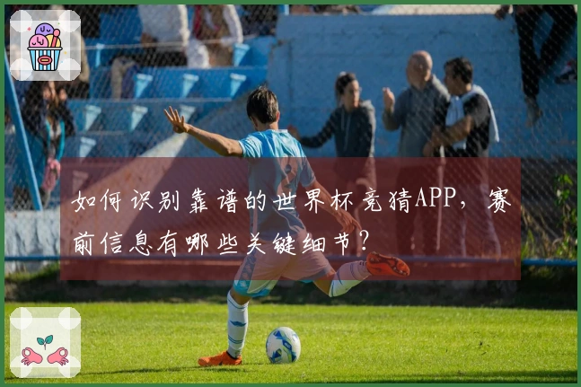如何识别靠谱的世界杯竞猜APP，赛前信息有哪些关键细节？